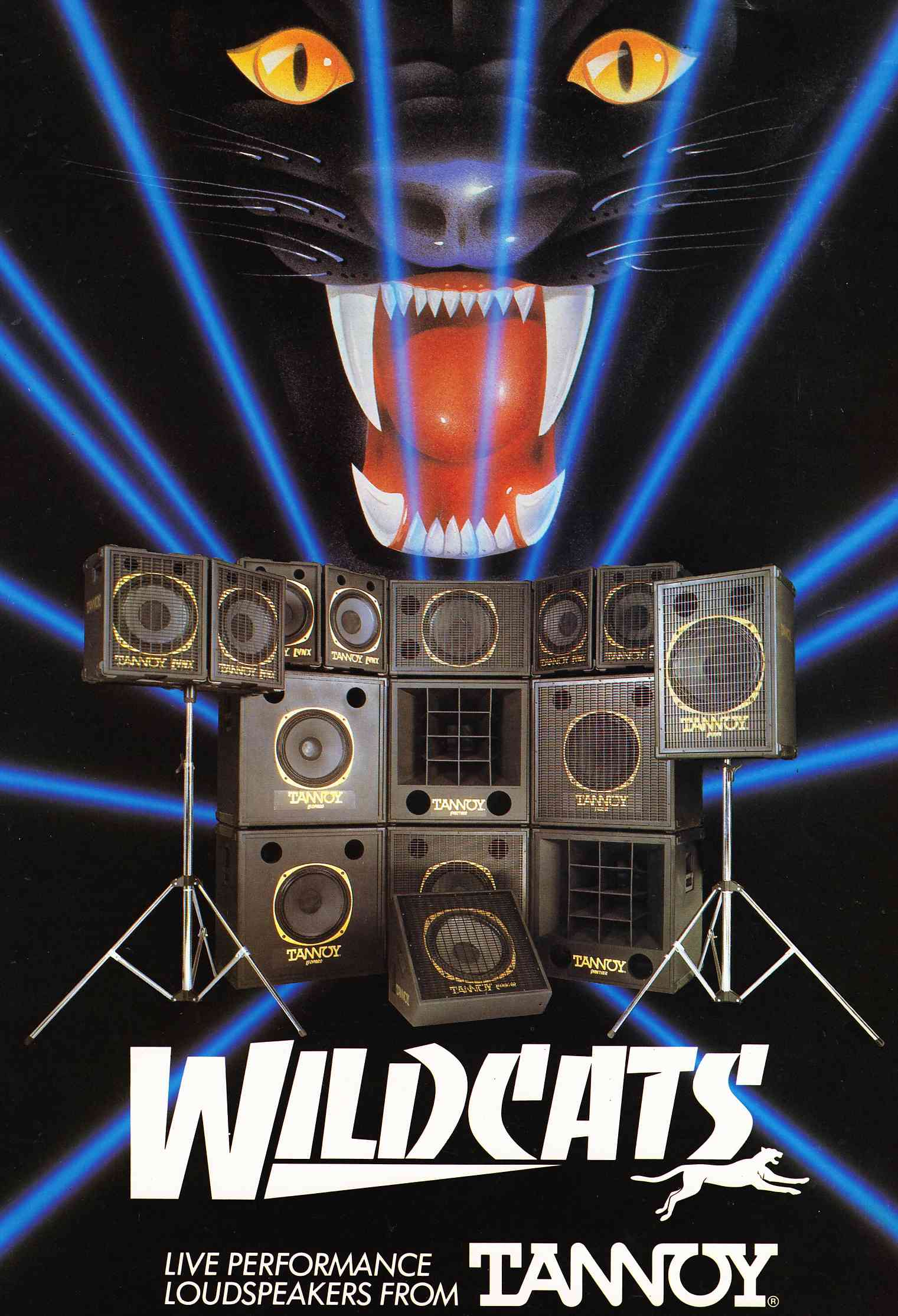 conectar vendedor mareado Tannoy Wildcat Live-Sound Speaker Line c.1984 – Preservation Sound